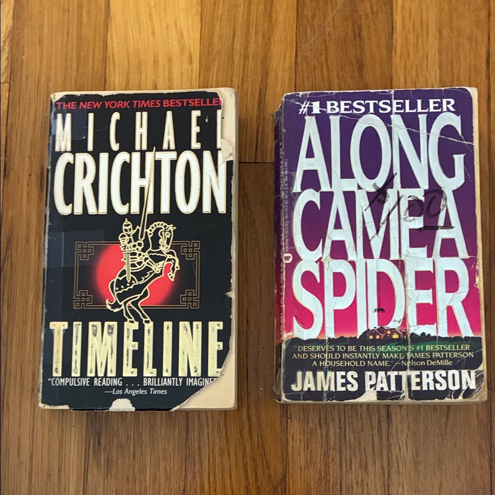 Timeline and Along Came a Spider Books